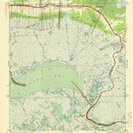 United States Geological Survey Delacroix, LA (1941, 31680-Scale) digital map