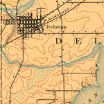 United States Geological Survey Delavan, WI (1893, 62500-Scale) digital map