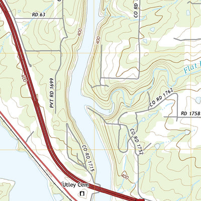 United States Geological Survey Delaware, AR (2020, 24000-Scale) digital map