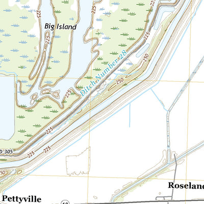 United States Geological Survey Dell, AR (2020, 24000-Scale) digital map