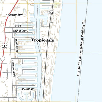 United States Geological Survey Delray Beach, FL (2021, 24000-Scale) digital map