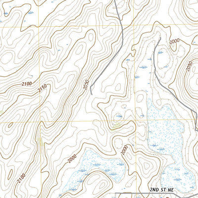 United States Geological Survey Denhoff, ND (2020, 24000-Scale) digital map
