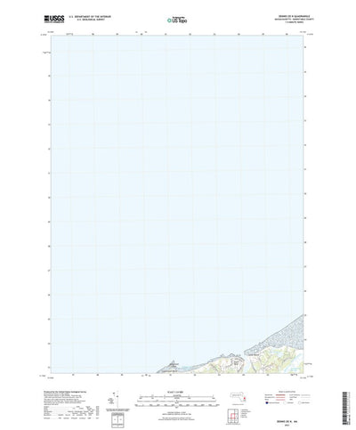 United States Geological Survey Dennis OE N, MA (2021, 24000-Scale) digital map