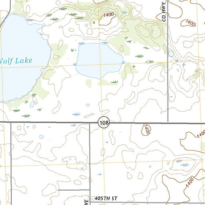 United States Geological Survey Dent, MN (2022, 24000-Scale) digital map