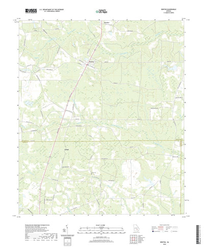 United States Geological Survey Denton, GA (2020, 24000-Scale) digital map