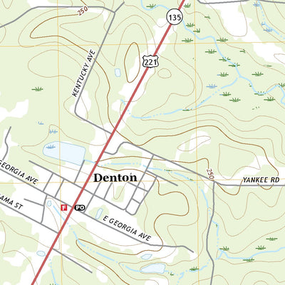 United States Geological Survey Denton, GA (2020, 24000-Scale) digital map