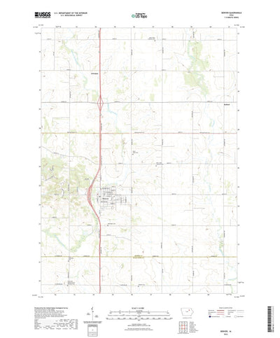 United States Geological Survey Denver, IA (2022, 24000-Scale) digital map