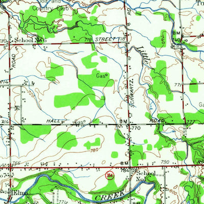 United States Geological Survey Depew, NY (1948, 62500-Scale) digital map