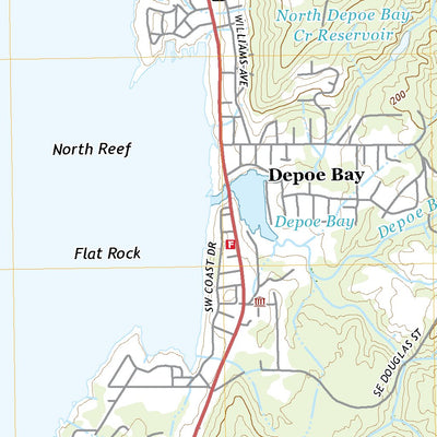 United States Geological Survey Depoe Bay, OR (2020, 24000-Scale) digital map
