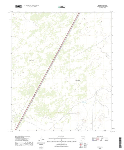 United States Geological Survey Desert, NM (2020, 24000-Scale) digital map