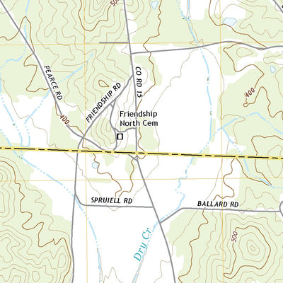United States Geological Survey Detroit, AL (2020, 24000-Scale) digital map