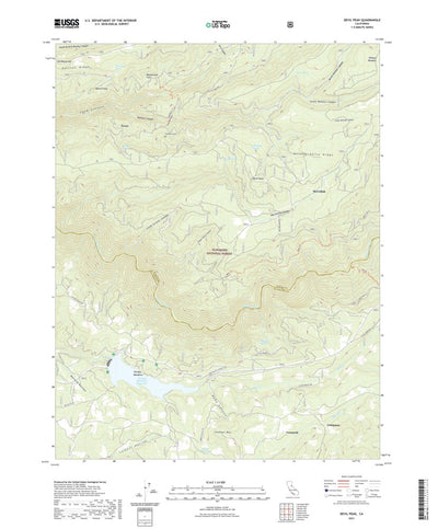 United States Geological Survey Devil Peak, CA (2021, 24000-Scale) digital map
