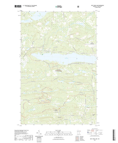 United States Geological Survey Devil Track Lake, MN (2022, 24000-Scale) digital map