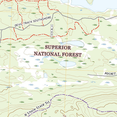 United States Geological Survey Devil Track Lake, MN (2022, 24000-Scale) digital map