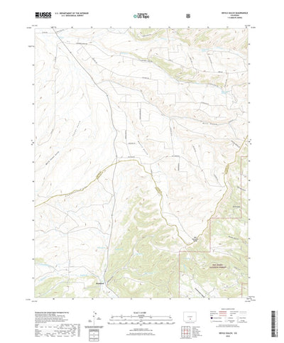 United States Geological Survey Devils Gulch, CO (2022, 24000-Scale) digital map