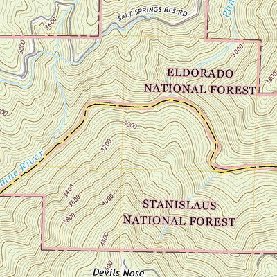 United States Geological Survey Devils Nose, CA (2021, 24000-Scale) digital map