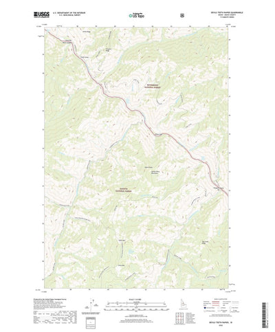 United States Geological Survey Devils Teeth Rapids, ID (2020, 24000-Scale) digital map