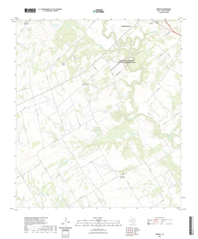 United States Geological Survey Dewees, TX (2022, 24000-Scale) digital map