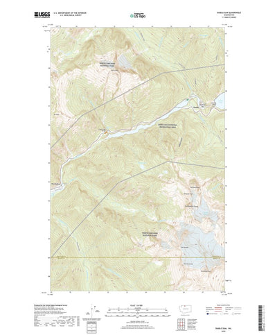 United States Geological Survey Diablo Dam, WA (2020, 24000-Scale) digital map