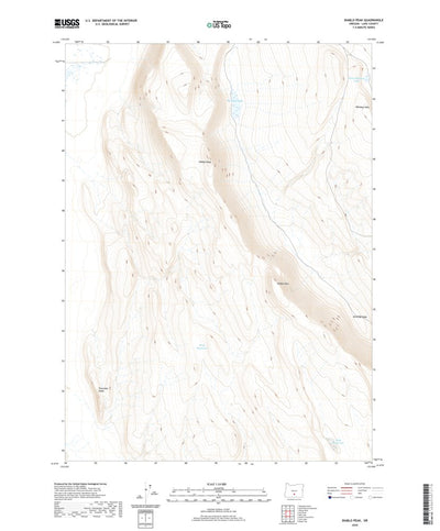 United States Geological Survey Diablo Peak, OR (2020, 24000-Scale) digital map