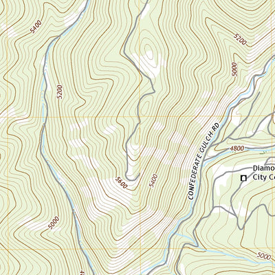 United States Geological Survey Diamond City, MT (2020, 24000-Scale) digital map