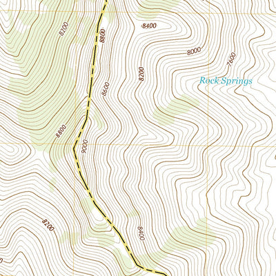 United States Geological Survey Diamond Springs, NV (2021, 24000-Scale) digital map