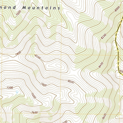 United States Geological Survey Diamond Springs, NV (2021, 24000-Scale) digital map