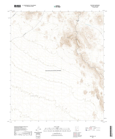 United States Geological Survey Diaz Peak, AZ (2021, 24000-Scale) digital map