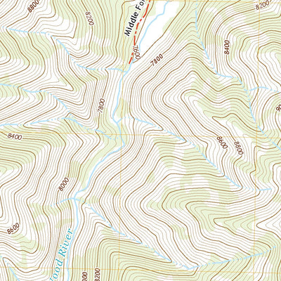 United States Geological Survey Dick Creek Lakes, WY (2021, 24000-Scale) digital map