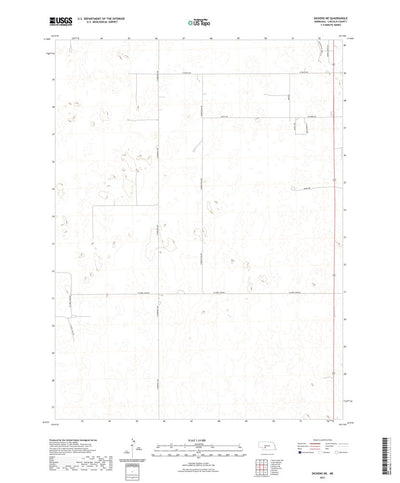 United States Geological Survey Dickens NE, NE (2021, 24000-Scale) digital map