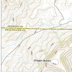 United States Geological Survey Dickie Springs, WY (2021, 24000-Scale) digital map