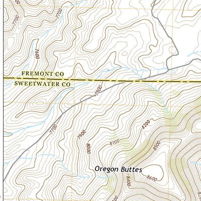 United States Geological Survey Dickie Springs, WY (2021, 24000-Scale) digital map
