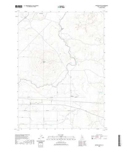 United States Geological Survey Dietrich Butte, ID (2020, 24000-Scale) digital map