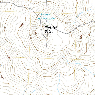 United States Geological Survey Dietrich Butte, ID (2020, 24000-Scale) digital map