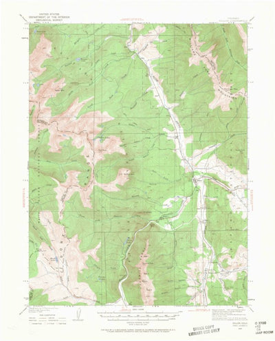 United States Geological Survey Dillon, CO (1929, 62500-Scale) digital map
