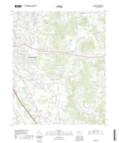 United States Geological Survey Dillton, TN (2022, 24000-Scale) digital map