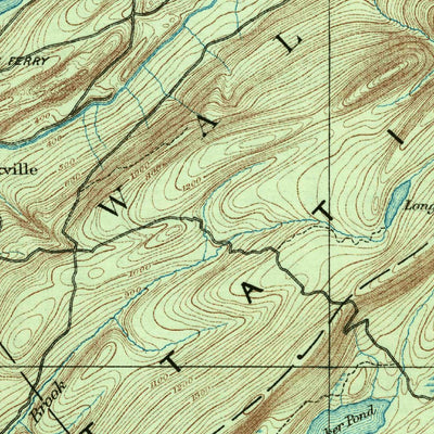 United States Geological Survey Dingmans Ferry, PA-NJ (1891, 62500-Scale) digital map