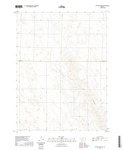 United States Geological Survey Dittons Creek NW, NE (2021, 24000-Scale) digital map