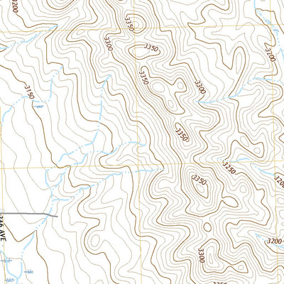 United States Geological Survey Dittons Creek NW, NE (2021, 24000-Scale) digital map