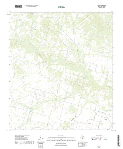 United States Geological Survey Divot, TX (2022, 24000-Scale) digital map