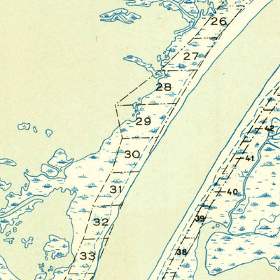 United States Geological Survey Dixon Bay, LA (1947, 31680-Scale) digital map