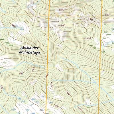 United States Geological Survey Dixon Entrance C-3 NE, AK (2021, 25000-Scale) digital map