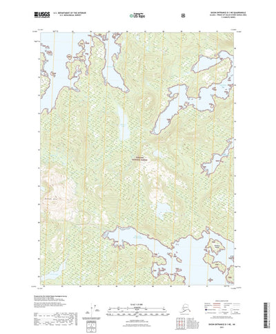 United States Geological Survey Dixon Entrance D-1 NE, AK (2021, 25000-Scale) digital map