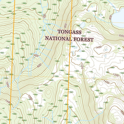 United States Geological Survey Dixon Entrance D-1 NE, AK (2021, 25000-Scale) digital map