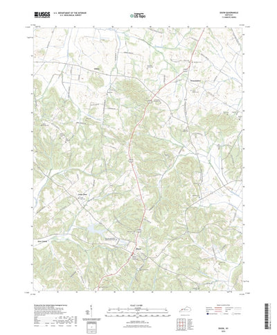 United States Geological Survey Dixon, KY (2022, 24000-Scale) digital map