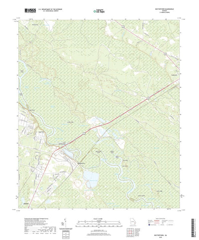 United States Geological Survey Doctortown, GA (2020, 24000-Scale) digital map