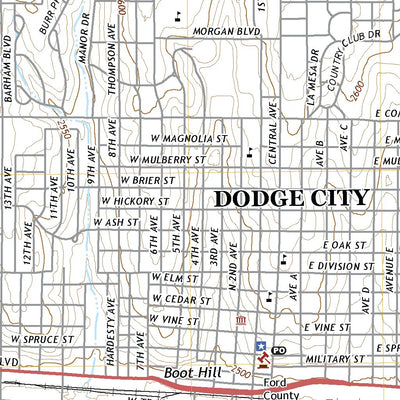 United States Geological Survey Dodge City, KS (2022, 24000-Scale) digital map