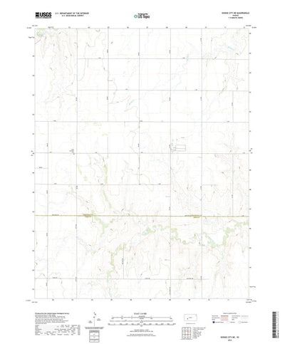 United States Geological Survey Dodge City NE, KS (2022, 24000-Scale) digital map