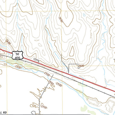 United States Geological Survey Dodge City SW, KS (2022, 24000-Scale) digital map