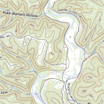 United States Geological Survey Dodson Branch, TN (2022, 24000-Scale) digital map